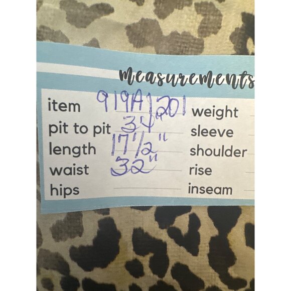 2/$30 ZARA Large Leopard Print Lace Trim Top - Picture 11 of 13